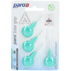 Paro 3Star-Grip Interdentalbürsten 4,5 mm Grün