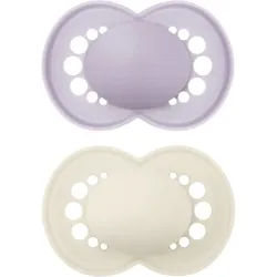MAM Original 16m+ Schnuller Purple/ Beige 2 St.