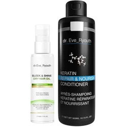 Dr. Eve_Ryouth Keratin-Conditioner + Geschmeidiges & Glanz Haar√∂l 360 ml Unisex
