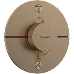 Hansgrohe ShowerSelect Comfort S Thermostat Unterputz für 2 Verbraucher Brushed Bronze