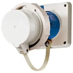 Panel mounted inlet 16a3p6h230v ip67