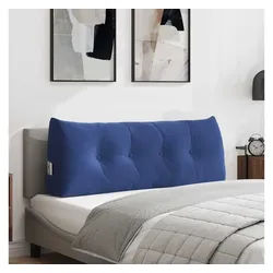 vidaXL Rückenkissen, Rückenkissen Polizeiblau 120 x 24 x 50 cm Samt blau