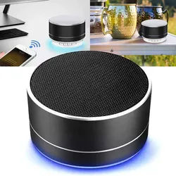 Bluetooth Lautsprecher - 360° Surround-Sound, tragbar für unterwegs & zuhause - Bluetooth 4.0 - 2,5h Akku - Ø 7 cm Musikbox mit USB-Ladekabel