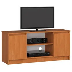 Raumhirsch Furniture Lowboard, TV-Schrank - Elegantes Design für Ihr Wohnzimmer - Fernsehtisch, 120 cm für TV bis 65", 2 Türen, 2 Böden, bis 75 kg, kratzfest 120 cm x 55 cm x 40 cm