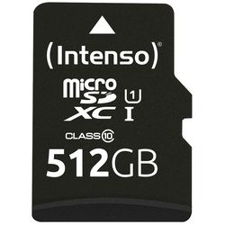 Intenso microSD 512GB UHS-I Perf CL10| Performance Klasse 10