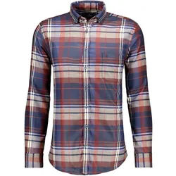 RAGMAN Henleyshirt blau|rot XXL (60/62)