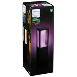 Philips Außen-Wandleuchte Hue Impress LED Sockelleuchte schwarz schwarz