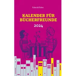 Wandkalender Kalender für Bücherfreunde: Das Jahr 2024