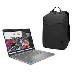 Lenovo IdeaPad Slim 5 14 I5-16GB-512GB + Rucksack Intel® Core i5-13420H Prozessor der 13. Generation E-Kerne bis zu 3,40 GHz P-Kerne bis zu 4,60 GHz, Windows 11 Home 64, 512 GB SSD M.2 2242 PCIe 4.0 QLC, 14 Inch, Luna Grey