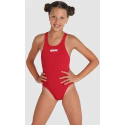 Team Badeanzug Mädchen Swim-Tech Einfarbig - Red-white - 152