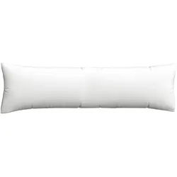 Schlafgut Seitenschläferkissenbezug , Weiß , Textil , Uni , 40x140 cm , bügelfrei , Heimtextilien, Kopfpolster & Bettdecken, Kopfkissen, Seitenschläferkissen
