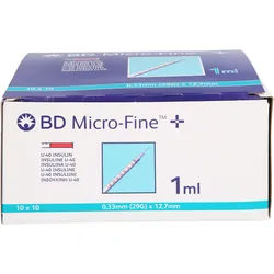 BD MICRO FINE+ Insulinsp. U40 12.7 100X1 ml
