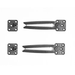 Möbelverbinder Set Blomus grau, Designer Kaschkasch, 2x4.5 cm