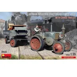 1:35 Dt. In. Traktor D8511 m. Anhän. (1)
