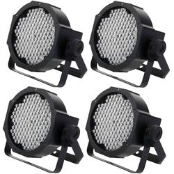 Showlite FLP-144W RGBW Flatline Panel LED Scheinwerfer 144x 10 mm LED 4x Set
