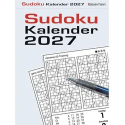 Bassermann Verlag Abreißkalender Sudokukalender 2027
