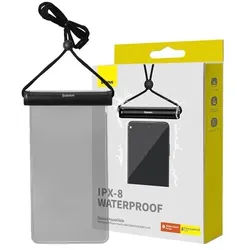 Waterproof phone case AquaGlide with Cylindrical Slide Lock (black)
