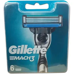Gillette Rasierklingen Mach3, 6-tlg., 6er Pack
