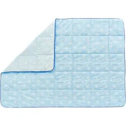 Bettdecke Dacron Climarelle Cool ca. 200x200x4 cm Hellblau