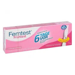 Femtest Frühtest 6 Tage vor