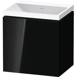 Duravit L-Cube c-shaped Set wandhängend Schwarz Hochglanz 450x350x480 mm - LC6949N40400000 LC6949N40400000