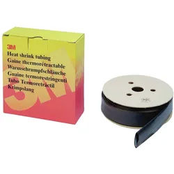 3M HSR 3000 Dünnwandiger Warmschrumpfschlauch auf Rolle, Schwarz, 3/1 mm, 10 m