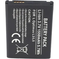 AccuCell Akku passend für LG Optimus L3, Optimus L3 Dual, LG E430, 1ICP5/44/65, BL-44JN, EAC61679601