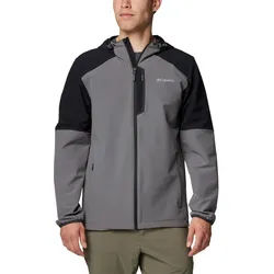 Columbia Tech Softshell Hoodie city grey, black (023) M