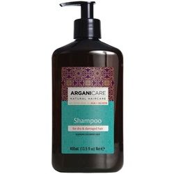 Arganicare - Shampoo für trockenes und strapaziertes Haar – Argan- Sheabutter Flüssigkeit 400 ml