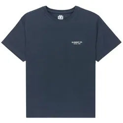 T-Shirt ELEMENT "Element Co", Jungen, Gr. 10(140-148cm), blau (eclipse navy), Obermaterial: 100% Baumwolle., Shirts T-Shirt