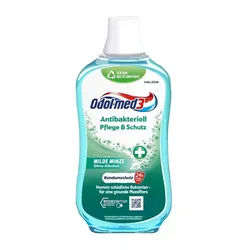 Odol-med3 Mundspülung Antibakterielle Pflege & Schutz Milde Minze 500 ml