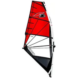 F2 Surfsegel F2 Sale Windsurf Segel Rodeo Team 3,6qm Rot Modell 2022 NEU Sail Onl rot