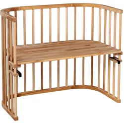 Babybay Beistellbett , Kernbuche , Holz , Buche , vollmassiv , 54x79x96 cm , Sprossen im Normabstand, Lattenrost stufenlos höhenverstellbar, zur Sitzbank umbaubar, zum Gitterbett umbaubar, höhenverstellbar, sehr stabil , Babymöbel & Kindermöbel, Babyzimmer, Babybetten