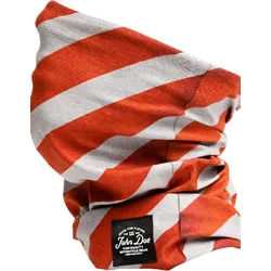 John Doe Stripes Red Multifunktionstuch, weiss-rot für Männer