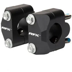 RFX Kit Lenkeradapter Race 22,2mm>28,6mm (Schwarz) universal Umbau zum Oversize-Lenker.