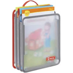 Step by Step Schulzubehör Faltbare Heftbox Transparent