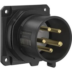 Walther Electric FW631508PH CEE NEO Anbaugerätestecker gerade, 32A, 5P, 8h, IP54 als Phasenwender und 86x86mm Flansch