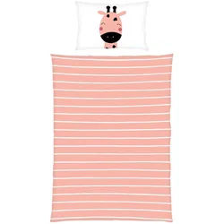 Xxxl Kinderbettwäsche , Rot, Weiß , Textil , 100x135 cm , Oeko-Tex® Standard 100 , atmungsaktiv , Schlafen, Babybettausstattung, Babybettwäsche