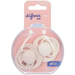 Difrax Dynamic Fopspeen 18M+ Prime Kokosnuss/Elfenbein