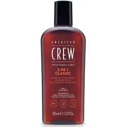 American Crew 3In1 Classic Shampoo, Conditioner & Body Wash 100ml