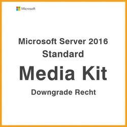 Microsoft Server 2016 Standard Media Kit | Downgrade Recht