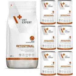 VETEXPERT Veterinary Diet Dog Intestinal 12kg + Intestinal 6x400g