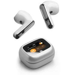 JBL LIVE FLEX 4 wireless In-Ear-Kopfhörer (Adaptive Noise-Cancelling, Freisprechfunktion, True Wireless, A2DP Bluetooth, Kabellose Ohrhörer mit Noise-Cancelling-Funktion) silberfarben