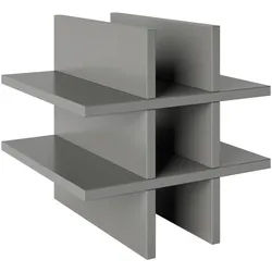 Mid.you Regaleinsatz , Grau , Holzwerkstoff , 34x34x33.4 cm , Fsc , Kleinmöbel