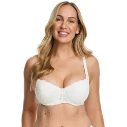 Susa Dirndl-BH Dirndl-BH wattiert herausnehmbare Kissen Wiesn-Zau (Stück, 1-tlg) Push up Effekt beige 80