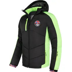 Nebulus Skijacke HILL, P4961 - Herren, schwarz-lime, M schwarz M