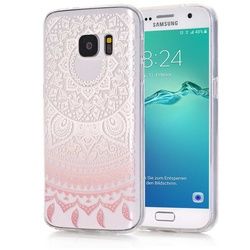 Silikon Hülle für Samsung Galaxy S7 - Mandala