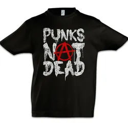 Urban Backwoods Print-Shirt Punks Not Dead II Kinder T-Shirt Music DJ MC Punk New Wave UK Rock (1-tlg) Avant-Garde Band Noise England schwarz 86/92