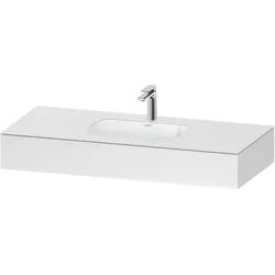 Duravit Qatego Einbauwaschtisch mit Konsole Weiß Matt 1200x550x170 mm - QA4692018180000 QA4692018180000
