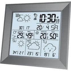technoline Technoline WD 2000 Digitale Wetterstation Grau Wechselstrom/Batteri... Wetterstation
